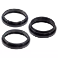 Back Camera Bezel Ring Only Compatible For iPhone 16 Pro / 16 Pro Max (Black Titanium) (3 Piece Set)