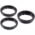 Back Camera Bezel Ring Only Compatible For iPhone 16 Pro / 16 Pro Max (Black Titanium) (3 Piece Set)