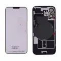 Back Glass With Steel Plate With Wireless NFC Charging MagSafe Magnet & Flashlight Flex Compatible For iPhone 16  (Genuine OEM) (Pink)